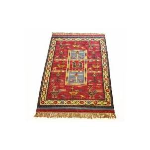 Fair Trade Birdsong Kilim Rug 75cm x 120cms