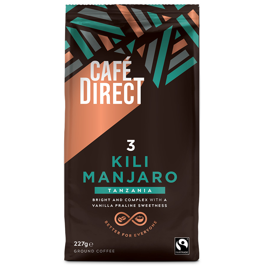 Cafedirect Fairtrade Kilimanjaro Fresh Ground Coffee - 227g