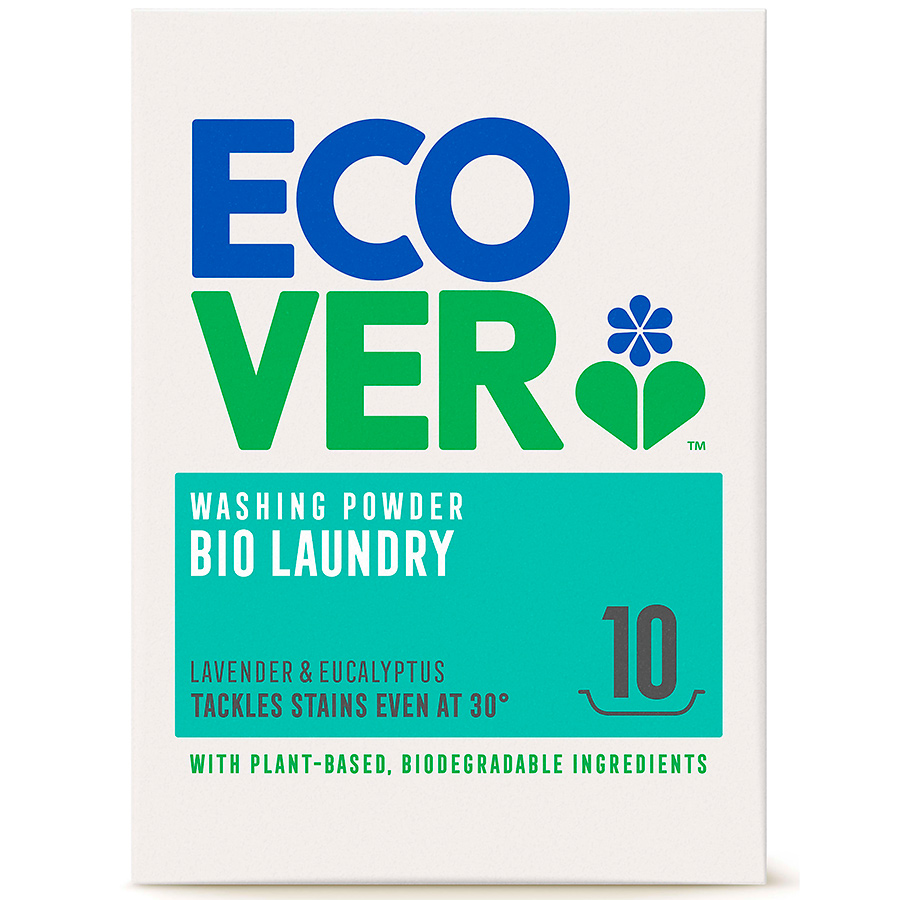 Image of Ecover Bio Washing Powder - Lavender & Eucalyptus - 750g - 10 Washes
