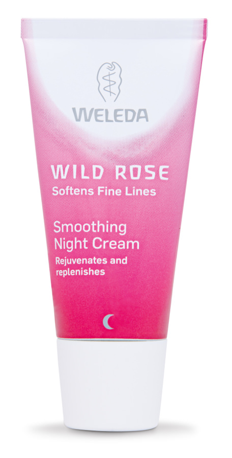 Weleda Smoothing Night Cream Moisturiser - Wild Rose - 30ml