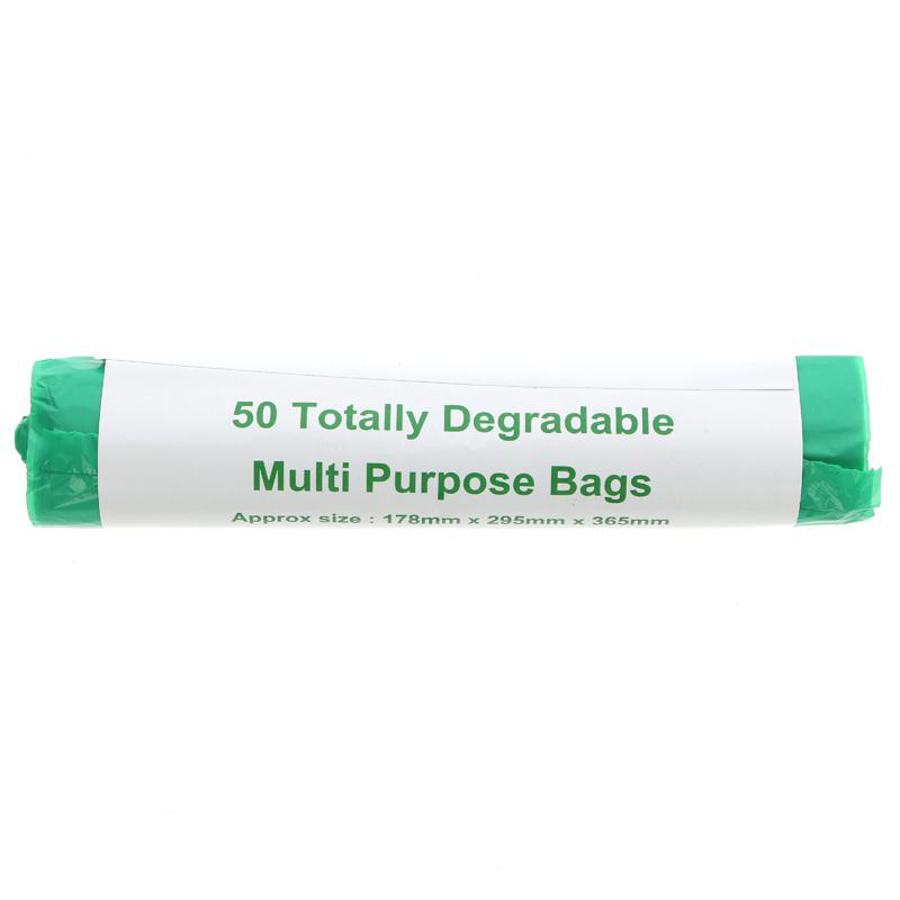 d2w Degradable Multi Purpose Bags - 4L - Roll of 50