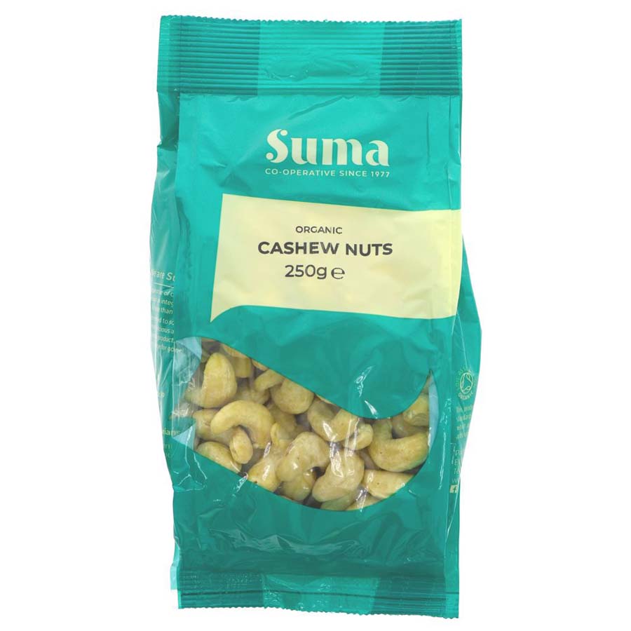 Suma Prepacks - Organic Whole Cashews  250g