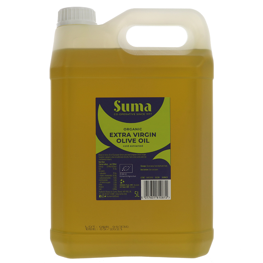 Suma Organic Extra Virgin Olive Oil - 5L