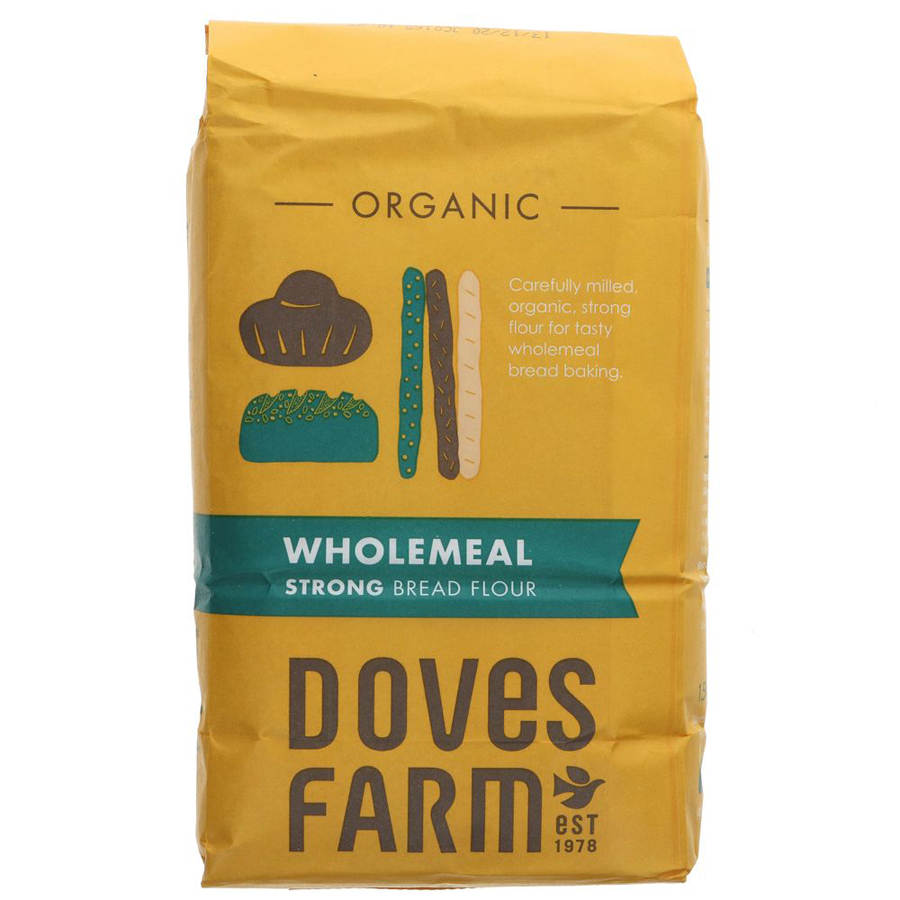 Doves Farm Organic Strong Wholemeal Bread Flour - 1.5kg
