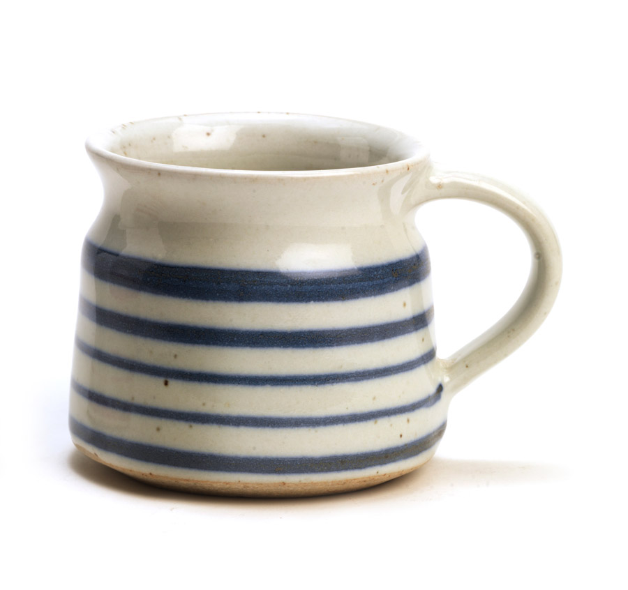 Blue Stripe Mug - Set of 2