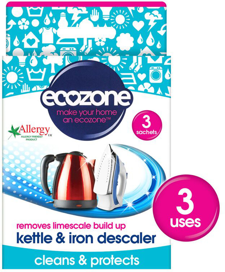 Ecozone Kettle & Iron Descaler - 3 Applications