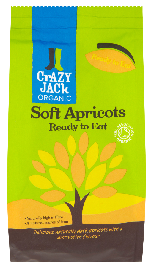 Crazy Jack's Organic Soft Apricots - 200g