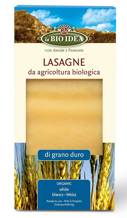 La Bio Idea Organic White Lasagne Pasta Sheets - 250g