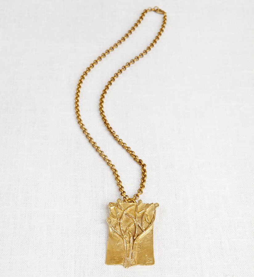 La Jewellery Recycled Brass Tatiana Necklace