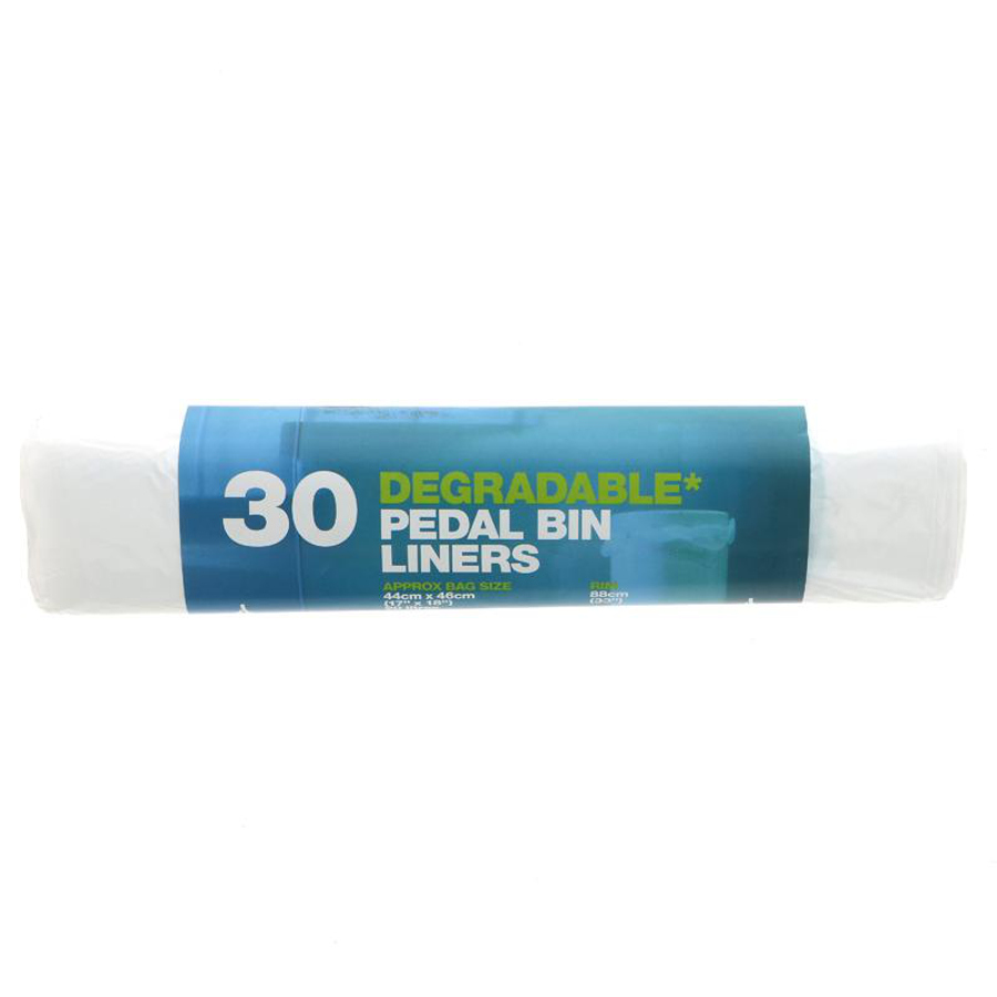 Image of d2w Degradable Pedal Bin Liners - 20L - Roll of 30