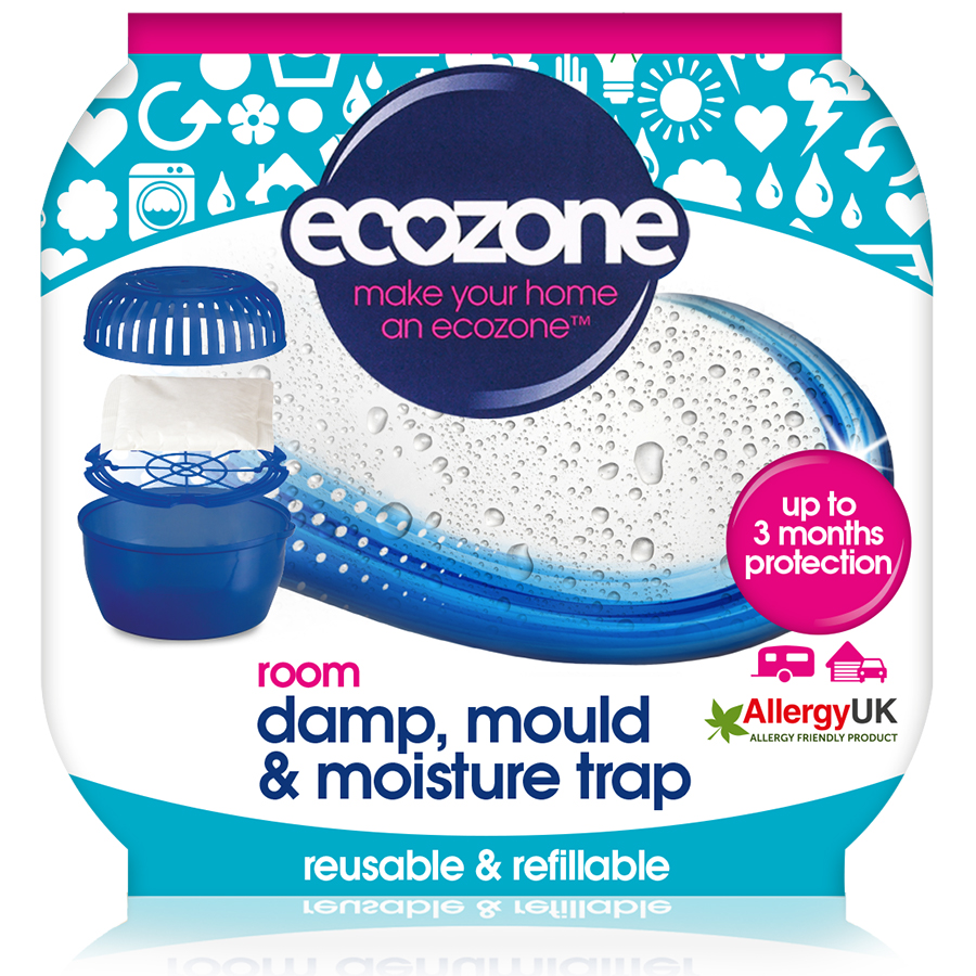 Ecozone Refillable Room Damp  Mould & Moisture Trap