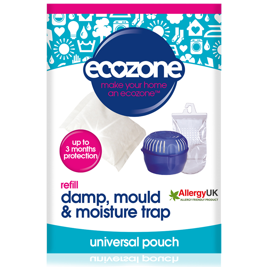 Ecozone Room Damp  Mould & Moisture Trap Refill Pouch