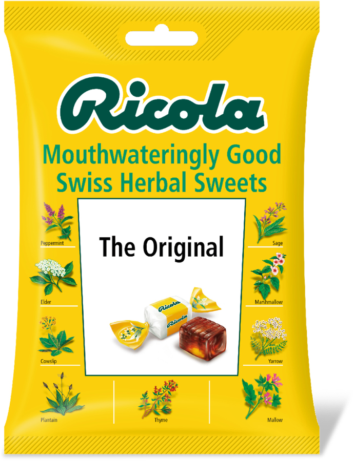 Ricola Swiss Herbal Drops Bag - Original Herb - 75g