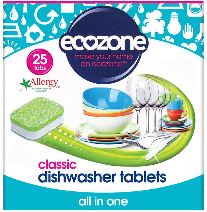 Image of Ecozone Dishwasher Tablets Classic - Pack of 25