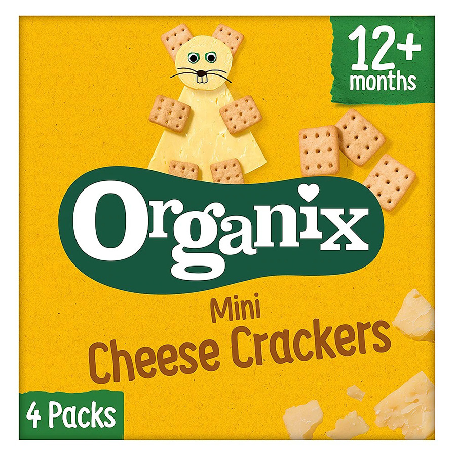 Organix Mini Cheese Crackers - 20g