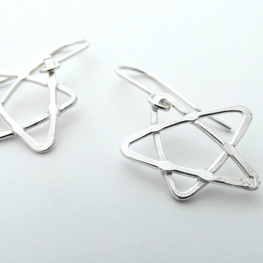 La Jewellery Recycled Wishing On A Star Earrings - Small