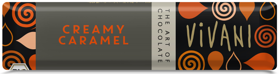 Vivani Organic Creamy Caramel Chocolate - 40g
