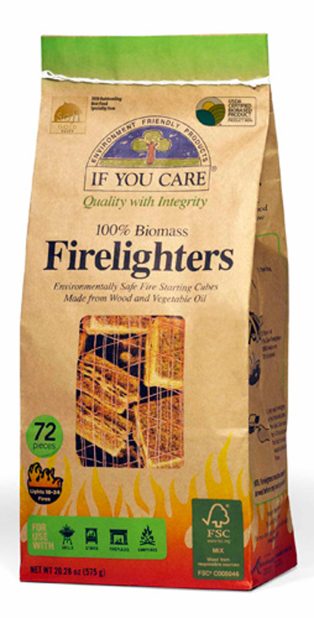 If You Care Firelighters - 72 Pieces