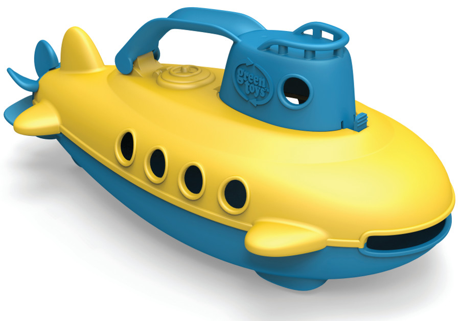 Green Toys Recycled Submarine with Blue Handle