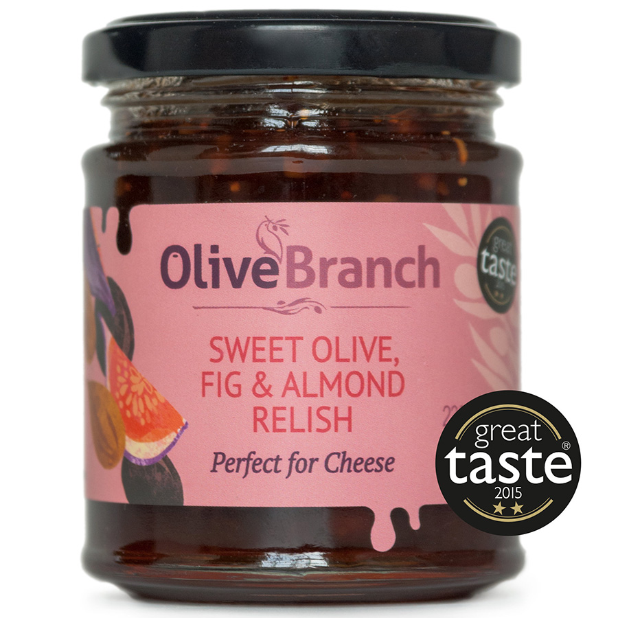 Olive Branch Sweet Olive  Fig & Almond Relish - 230g