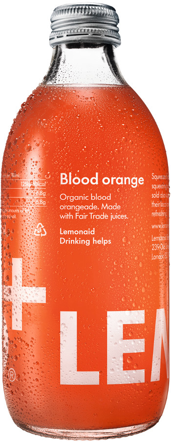LemonAid - Organic & Fairtrade Blood Orange Drink - 330ml