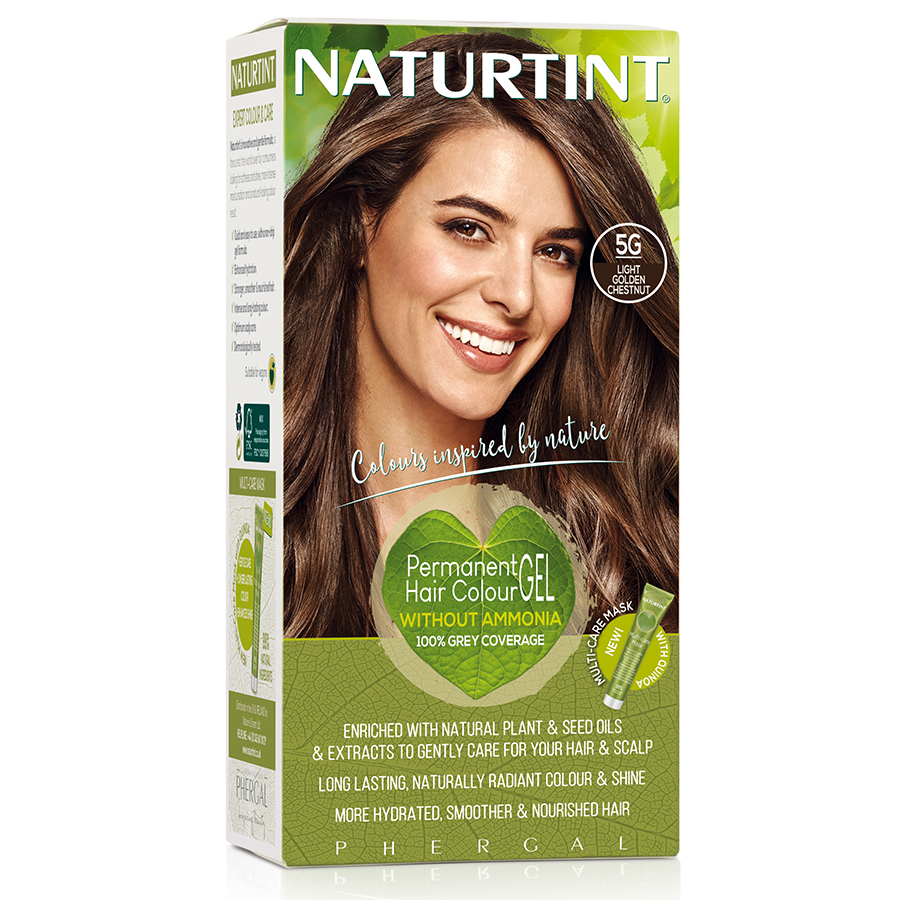 Naturtint Permanent Hair Colour Gel - 5G Light Golden Chestnut - 170ml