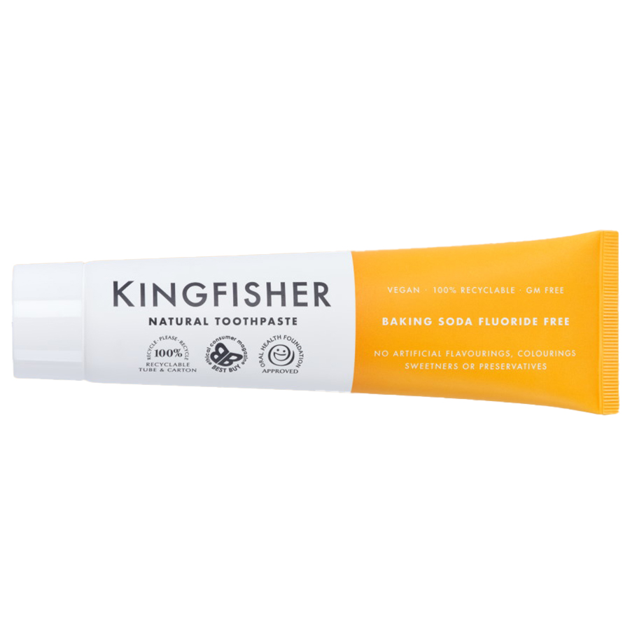 Kingfisher Fluoride Free Toothpaste - Baking Soda - 100ml