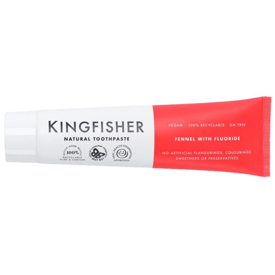 Kingfisher Toothpaste with Fluoride - Fennel - 100ml