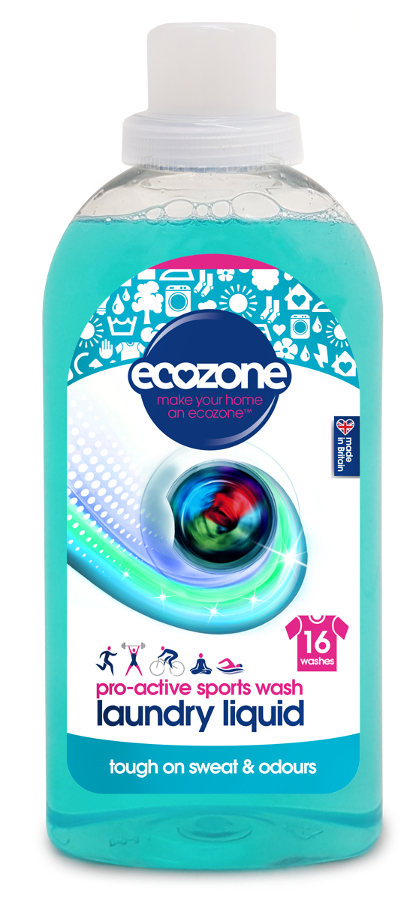 Ecozone Bio Laundry Liquid Pro-Active Sports Wash - 750ml - 16 Washes