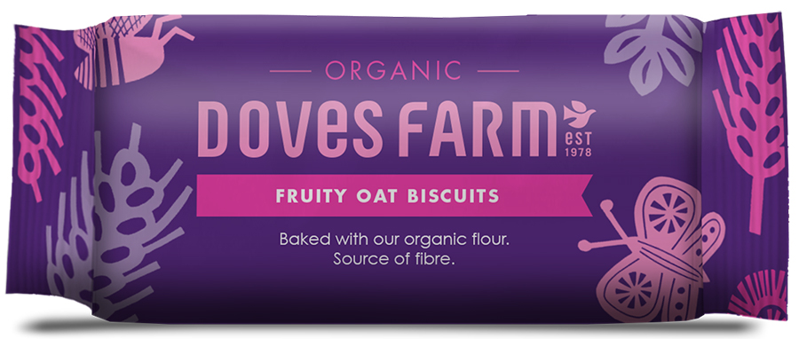Doves Farm Organic Fruity Oat Biscuits - 200g
