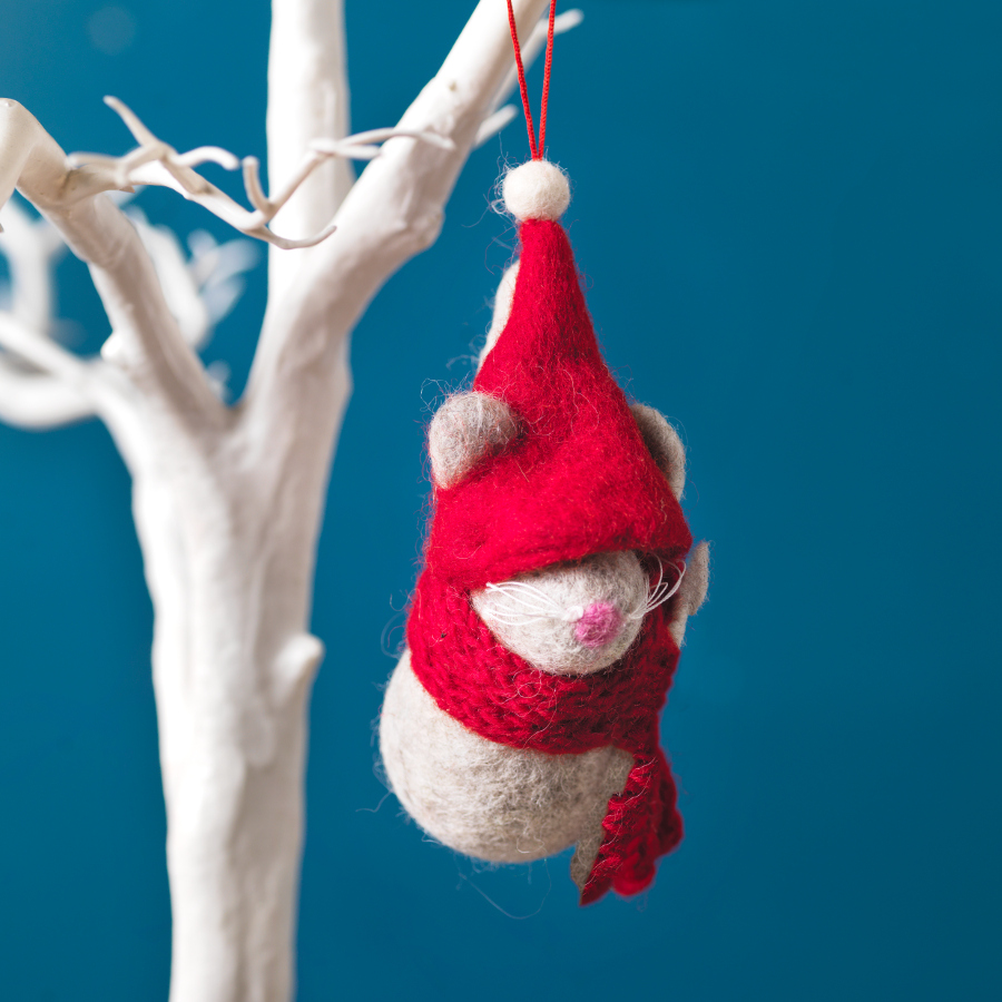 Hanging Christmas Tree Decoration - Mouse