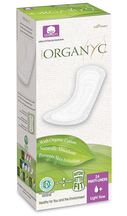 Organyc Panty Liners - Light - Pack of 24