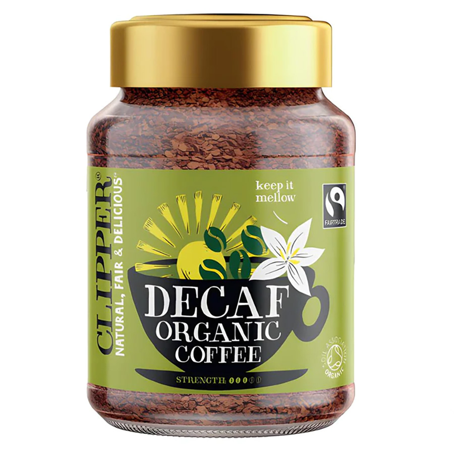 Clipper Organic Instant Decaffeinated Coffee - 100g