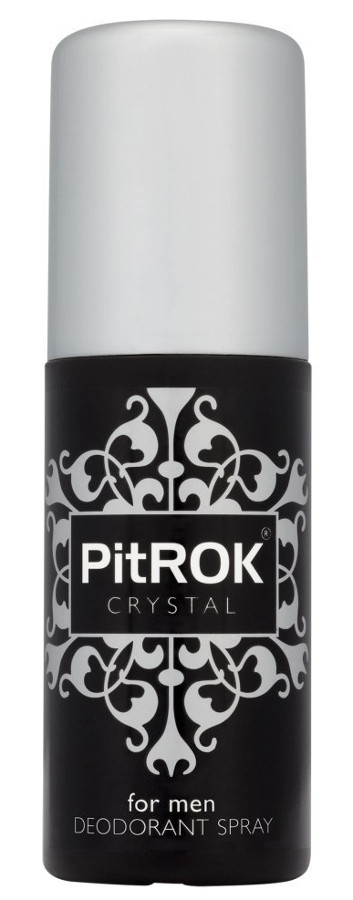 PitRok Crystal Mens Fragranced Deodorant Spray - 100ml
