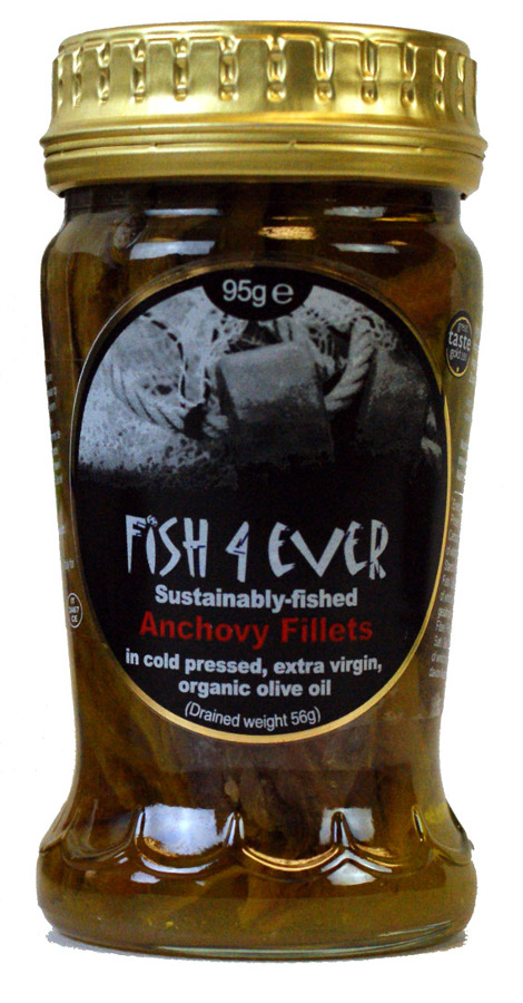 Fish 4 Ever Anchovy Fillet In Oil - 95g
