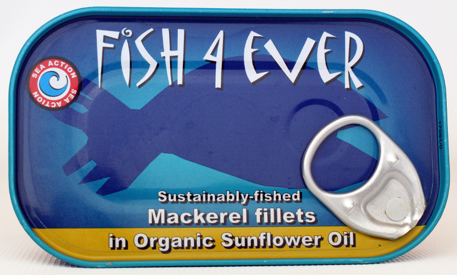 Fish 4 Ever Mackerel Fillet In Sunflower Oil - 125g