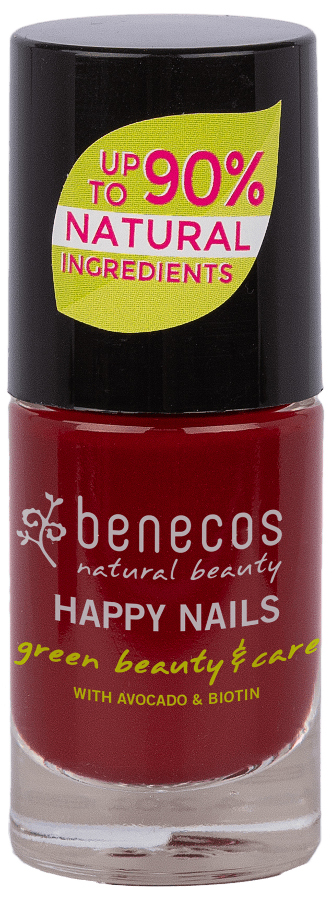Benecos Nail Polish - Cherry Red - 5ml