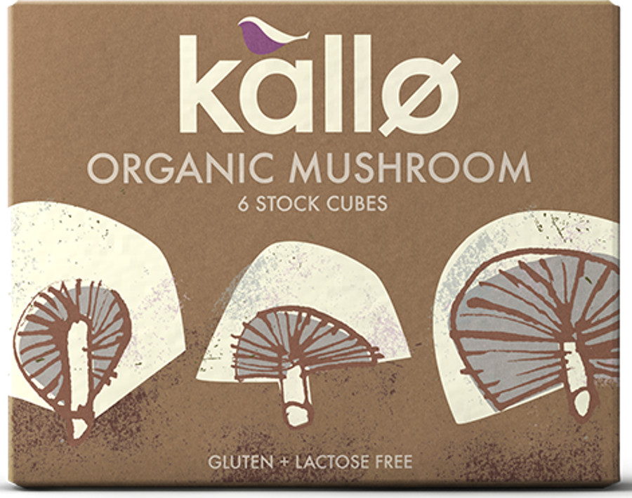 Kallo Mushroom Stock Cubes 66G