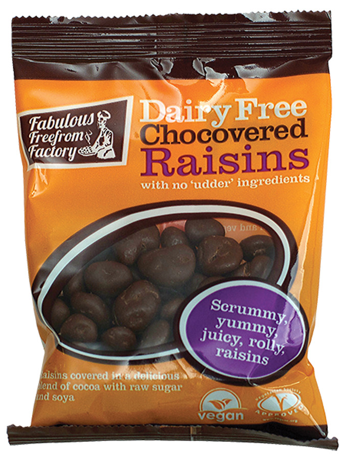Fabulous Free From Factory Dairy Free Chocolate Raisins - 75g