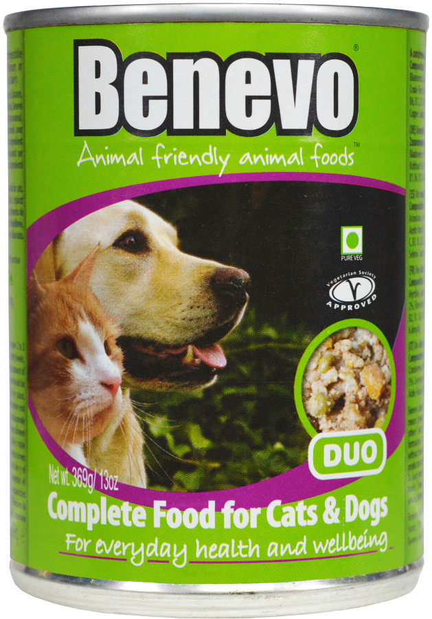 Benevo Duo - Moist Vegan Tinned Cat & Dog Food - 354g
