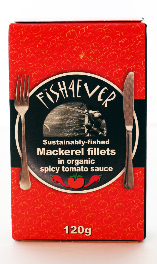 Fish 4 Ever Mackerel Fillets in Spiced Tomato Sauce - 120g