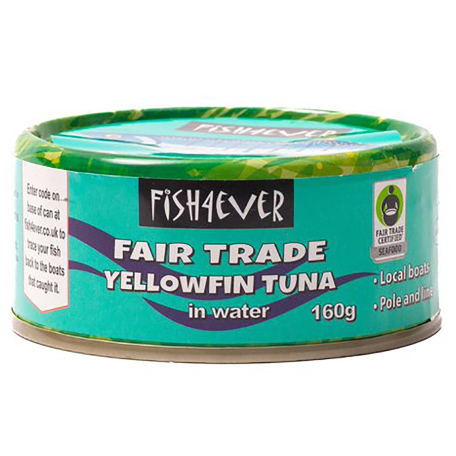 Fish 4 Ever Yellowfin Tuna Fish in Water - 160g