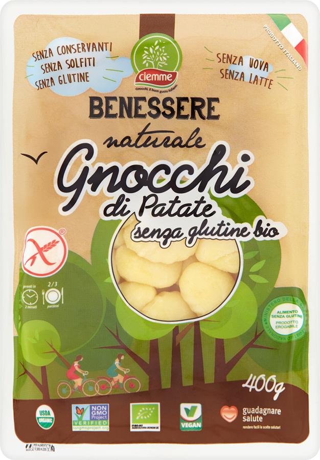 Ciemme Organic Gluten Free Gnocchi - 400g