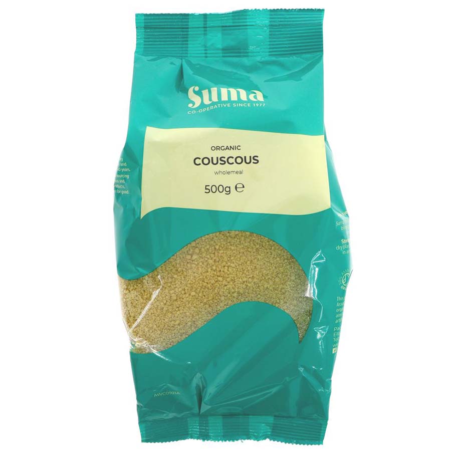 Suma Prepacks Organic Wholemeal Couscous 500g