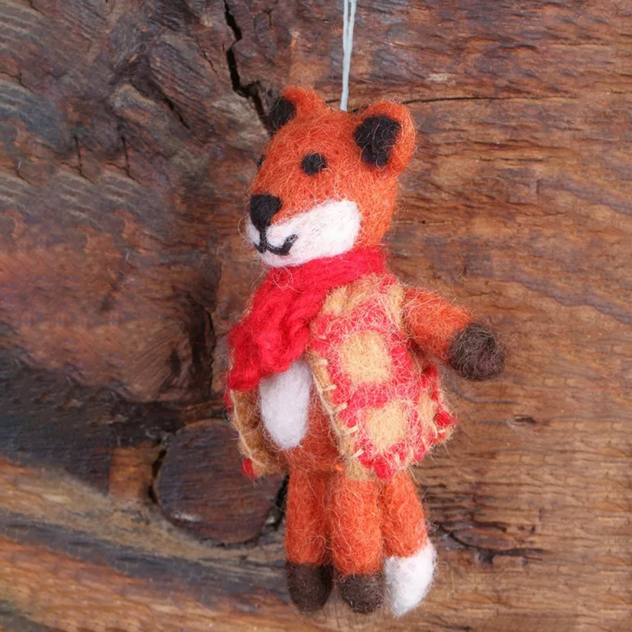 Hanging Christmas Tree Decoration - Mr Fox