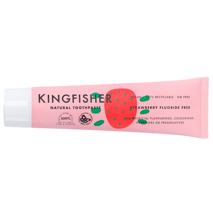 Kingfisher Children's Fluoride Free Toothpaste - Strawberry - 100ml