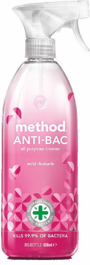 Method Anti-Bac All Purpose Cleaner - Wild Rhubarb - 828ml