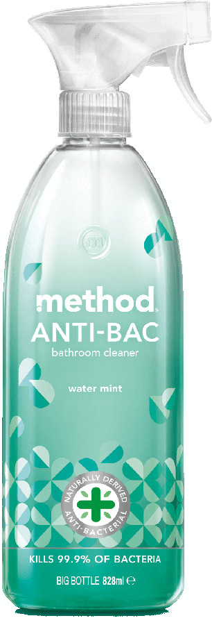 Method Anti-Bac Bathroom Cleaner - Water Mint - 828ml
