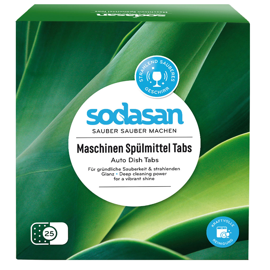 Sodasan Dishwasher Tablets - Pack of 25
