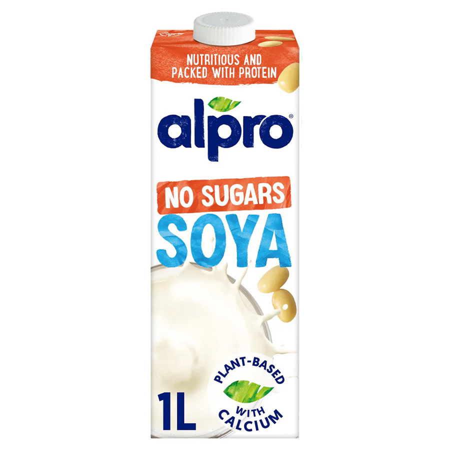 Alpro Soya Milk - Unsweetened - 1L